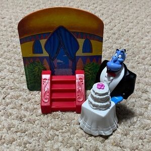 1996 McDonalds happy meal toy Disneys Aladdin & king of thieves Maitre D genie